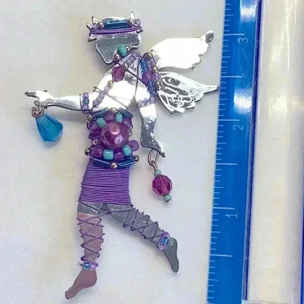 Liztech 1989 Woodland Sprite Purple and Silver